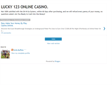 Tablet Screenshot of lucky123-online-casino.blogspot.com