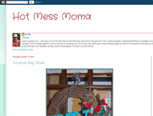 Tablet Screenshot of hotmessmoma.blogspot.com
