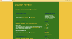 Desktop Screenshot of brazilfootballnews.blogspot.com