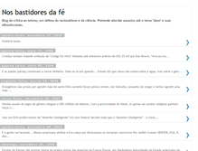 Tablet Screenshot of bastidoresdafe.blogspot.com