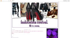 Desktop Screenshot of fashionistacentral.blogspot.com