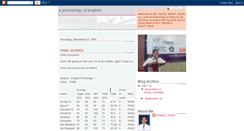 Desktop Screenshot of english-phonology.blogspot.com