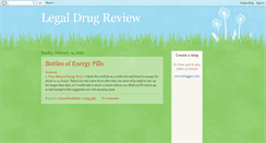 Desktop Screenshot of legaldrugreview.blogspot.com