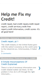 Mobile Screenshot of help-me-fix-my-credit.blogspot.com