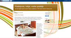 Desktop Screenshot of posteljnina.blogspot.com