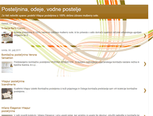 Tablet Screenshot of posteljnina.blogspot.com