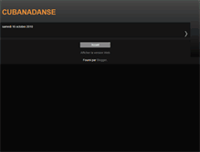 Tablet Screenshot of cubanadanse.blogspot.com