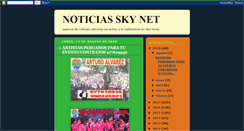 Desktop Screenshot of noticiasskynet.blogspot.com