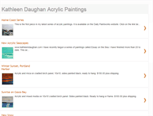 Tablet Screenshot of kdaughanacrylicpaintings.blogspot.com