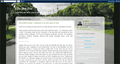 Desktop Screenshot of lifelikethis-me.blogspot.com