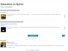 Tablet Screenshot of naturalezaenquinto.blogspot.com