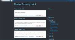 Desktop Screenshot of mortyscomedyjoint.blogspot.com