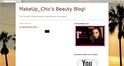 Desktop Screenshot of makeupchicblog.blogspot.com