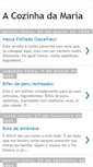 Mobile Screenshot of cozinharparati.blogspot.com