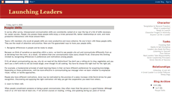 Desktop Screenshot of launchingleaders.blogspot.com