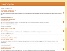 Tablet Screenshot of hungryoyster.blogspot.com