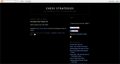 Desktop Screenshot of chessstrategies.blogspot.com