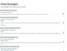 Tablet Screenshot of chessstrategies.blogspot.com