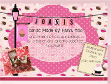 Tablet Screenshot of joaniscardsmadebyhandtoo.blogspot.com