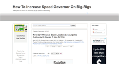 Desktop Screenshot of increase-speed-governor.blogspot.com