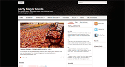 Desktop Screenshot of partyfingerfood.blogspot.com