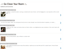 Tablet Screenshot of gocleanyourroom.blogspot.com