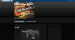 Desktop Screenshot of paintball-test.blogspot.com