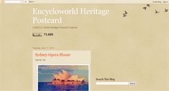 Desktop Screenshot of encycloworldheritagepostcard.blogspot.com