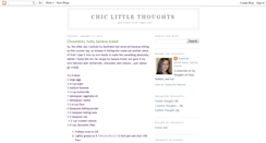 Desktop Screenshot of chiclittlethoughts.blogspot.com