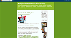 Desktop Screenshot of klingeltoneaufshandydownloaden.blogspot.com