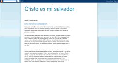 Desktop Screenshot of cristo-es-mi-salvador.blogspot.com