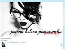 Tablet Screenshot of joanna-pomaranska.blogspot.com