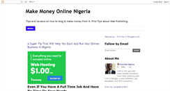 Desktop Screenshot of naijaonlinemoney.blogspot.com