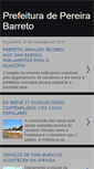 Mobile Screenshot of prefeiturapbto.blogspot.com