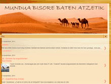 Tablet Screenshot of munduabisorebatenatzetik.blogspot.com