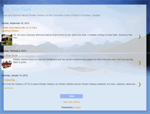Tablet Screenshot of penderharbour.blogspot.com