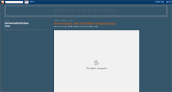 Desktop Screenshot of hindimoviefreedownload.blogspot.com