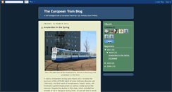 Desktop Screenshot of europeantram.blogspot.com