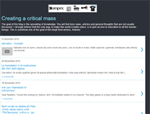 Tablet Screenshot of creatingacriticalmass.blogspot.com