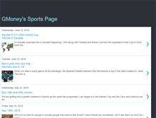 Tablet Screenshot of gmoneysportspage.blogspot.com