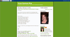 Desktop Screenshot of greenbusinessblog.blogspot.com