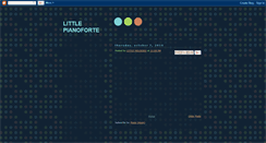 Desktop Screenshot of littlepianoforte.blogspot.com