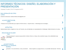 Tablet Screenshot of informestecnicosagostoecuador2011.blogspot.com