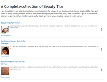 Tablet Screenshot of beautitipscollection.blogspot.com