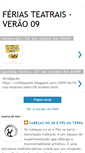 Mobile Screenshot of feriasteatraisverao09.blogspot.com