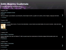 Tablet Screenshot of entremujeresguatemala.blogspot.com