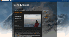 Desktop Screenshot of dlknutson.blogspot.com