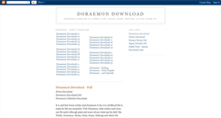 Desktop Screenshot of doraemondownload.blogspot.com