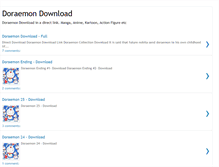 Tablet Screenshot of doraemondownload.blogspot.com