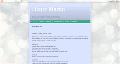 Desktop Screenshot of michaelhenrymartin.blogspot.com